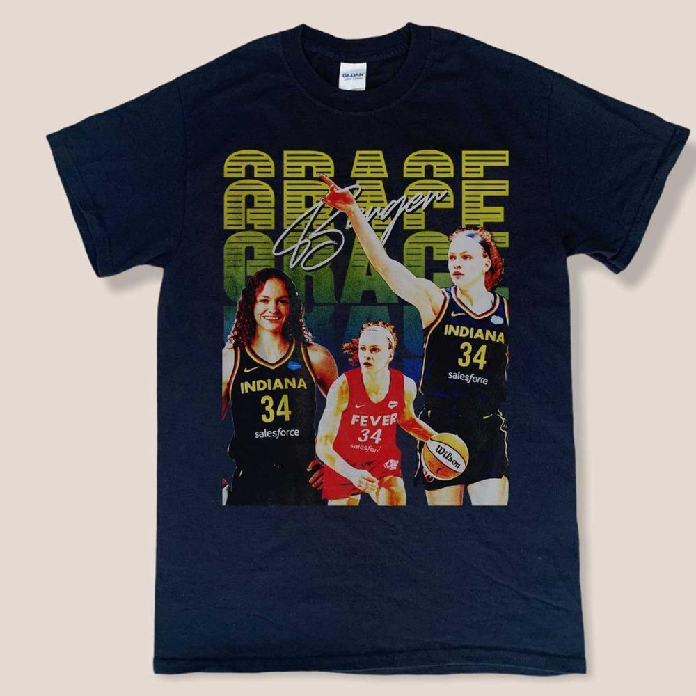 Grace Berger - Indiana Fever - Unisex Black T-Shirt